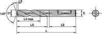 GOdrill; 3 x D; Internal Coolant; Straight Shank; Metric