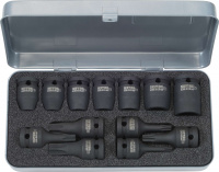 6300-50 IMPACT Набор головок торцевых ударных TORX, 1/2", 13 предметов, E 10 - 24, T 30 - 70