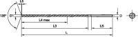KenDrill HPG; 30 x D; Internal Coolant; Straight Shank; Metric