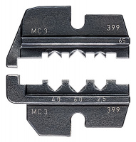 Плашка опрессовочная под штекеры Solar MC 3 (Multi-Contact), 2.5-6.0 кв.мм, AWG 13-10, кол-во гнёзд: 3