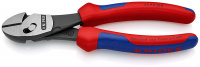 KNIPEX TwinForce бокорезы, рез: провол. мягк. ∅ 5.5 мм, провол. ср. ∅ 4.6 мм, тверд. ∅ 3.2 мм, роял. струна ∅ 3 мм, L-180 мм, черн., 2-к ручки