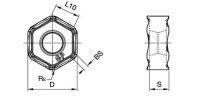 Dodeka Mini 45°; Carbide Insert; HNGJ-GP; Medium Machining of Steels