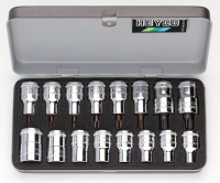 50-50-E/T Набор головок торцевых TORX, 1/2", 16 предметов, E 10 - 24, T 25 - 60