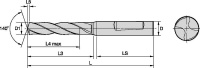 B966A (~3 x D); KC7315; Хвостовик формы F; Универсальные сверла