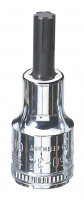 50-34 Головка торцевая со вставкой-битой RIBE CV, DR 1/2", M 10, хромированная, полированная, длина 63 мм