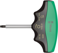 300 TX TORX Индикатор крутящего момента с Т-образной рукояткой, с фиксированным моментом затяжки, с защитой от вмешательства в настройки, TX 20 x 4.0 Нм