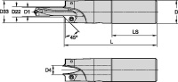 BF Combination Tool; Toolholder; SS Shank; Metric