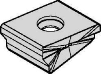 Пластины для фрез MEGA; Для тяжелых режимов резания; LNPU-HD