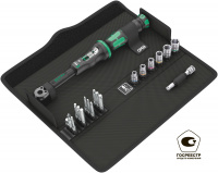 Click-Torque A 6 Set 1 Набор бит и торцевых головок с динамометрическим ключом, 20 предметов