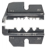 Плашка опрессовочная под штекеры Solar Helios H4 (Amphenol), 2.5+4.0+6.0 кв.мм, AWG 13 - 10, кол-во гнёзд: 3