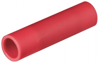 Соединители встык, изол., красные, 0.75 - 1.0 кв. мм (AWG 20-18), 100 шт