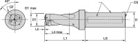 DFSP Flanged Shank; Right Hand; 2 x D