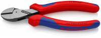 KNIPEX X-Cut бокорезы, рез: провол. мягк. ∅ 4.8 мм, ср. ∅ 3.8 мм, тв. ∅ 2.7 мм, роял. струна ∅ 2.2 мм, L-160 мм, черн., 2-к ручки