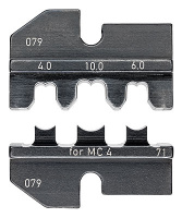 Плашка опрессовочная под штекеры Solar MC 4 (Multi-Contact), 4.0-10.0 кв. мм, AWG 11-7, кол-во гнезд: 3