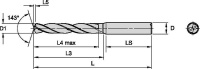 KenDrill HPR; 3 x D; Internal Coolant; Straight Shank; Inch