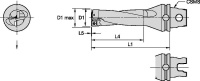 DFS KM40TS Shank; KM50TS Shank; 3 x D; Right Hand; Inch
