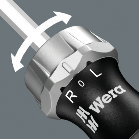 Kraftform Kompakt 60 RA, набор бит с рукояткой-битодержателем c трещоткой и патроном Rapidaptor, 17 предметов