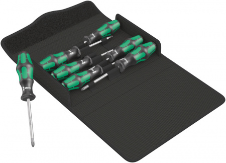 300/7 Kraftform Plus Set 1 Набор отвёрток, 7 предметов, PH 1x80/2x100, PZ 2x100, TORX TX 15/20/25; SL 0.8x4