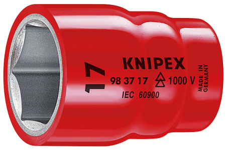 Головка торцевая VDE DR 3/8" шестигранная, 12 мм, диэлектрическая