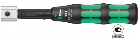 Click-Torque XP 1 Ключ динамометрический для сменных насадок с установленным моментом 2.5 Нм, гнездо 9x12 мм, 2,5-25 Нм, погрешность ± 2%, 217 мм