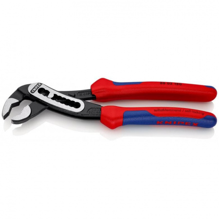 KNIPEX ALLIGATOR клещи переставные, 42 мм (1 1/2"), под ключ 36 мм, L-180 мм, серые, 2-к ручки