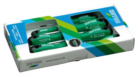 4565 Набор отвёрток с 2-компонентной рукояткой, 7 предметов, SL 2.5/3/5/6.5/8, PH 1/2