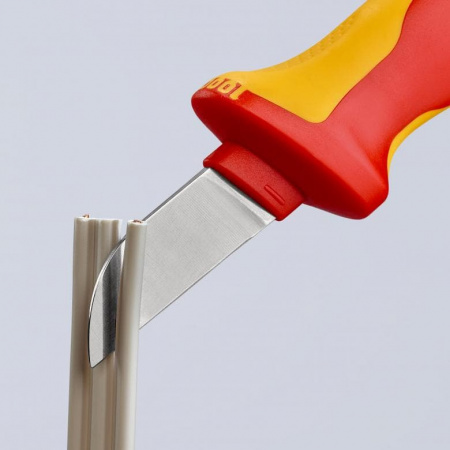 Нож для кабеля VDE, L-190 мм, диэлектр., 2-компонентная рукоятка