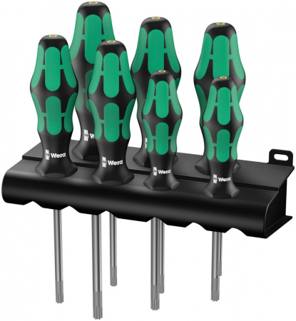 367/7 TORX HF Kraftform Plus Набор отверток с фиксацией крепежа + подставка, 7 предметов