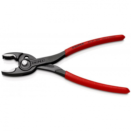 KNIPEX TwinGrip клещи захватные, 4 - 22 мм, чернённые, длина 200 мм, обливные рукоятки
