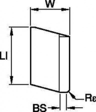 Режущие пластины из PCD; KSDR; E3