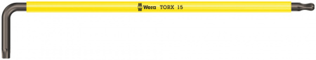 967 SPKXL TORX Multicolour Г-образный ключ, удлиненный, с шаром, TX 15 x 123 мм
