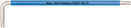 3967 SXL HF TORX Multicolour Г-образный ключ с функцией фиксации крепежа, удлиненный, нержавеющая сталь, TX 27 x 172 мм