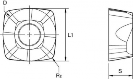 Режущие пластины XPLT06-D41; Stellram