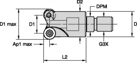 7713VR10 Modular Head Screw-On; Medium and Fine Pitch; Inch