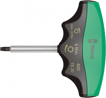 300 TX TORX Индикатор крутящего момента с Т-образной рукояткой, с фиксированным моментом затяжки, с защитой от вмешательства в настройки, TX 20 x 4.0 Нм