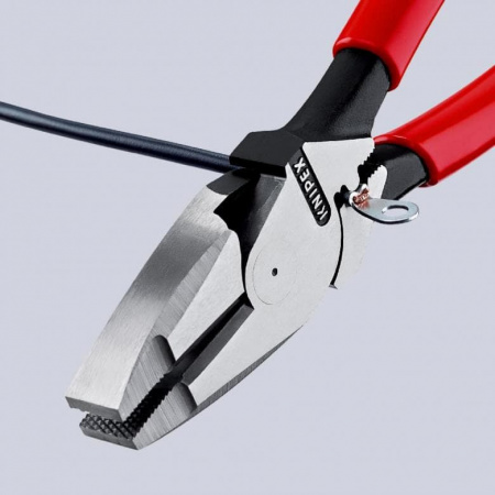 Lineman's Pliers плоскогубцы электромонт., рез: провол. ср. ∅ 4.6 мм, тверд. ∅ 3 мм, L-240 мм, черн., 1-к ручки