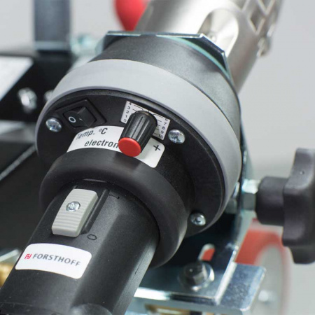 Автоматический сварочный аппарат FORSTHOFF P2 для сварки внахлест швов от 20 до 50 мм (с оснасткой для сварки внахлест швом шириной 20мм)