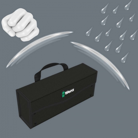 Wera 2go 3 Бокс для инструментов, 80 x 325 x 130 мм