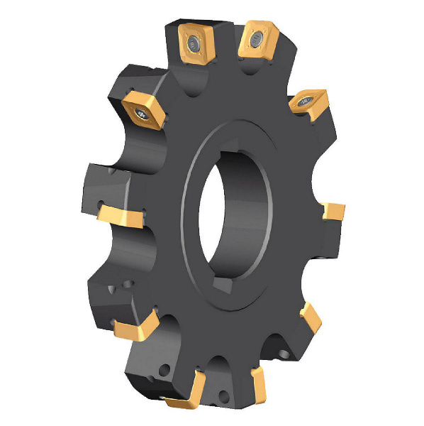 Фрезы KSSM для прорезания пазов фиксированной ширины — пластины IC 12 мм (фрезы KSSS с креплением на оправке — правое и левое исполнение); Метрическая система