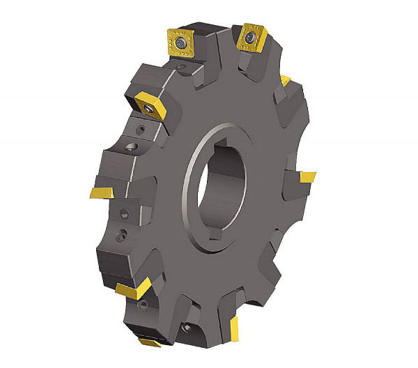 Фрезы KSSM для прорезания пазов — IC 12 — тип А, крепление на оправке (регулируемая фреза для прорезания пазов — от 18 до 20,7 мм); Метрическая система