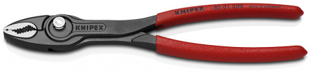KNIPEX TwinGrip клещи захватные, 4 - 22 мм, чернённые, длина 200 мм, обливные рукоятки