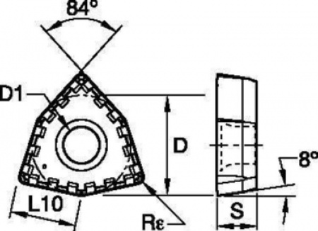 Drill Fix DFT; LD Inserts