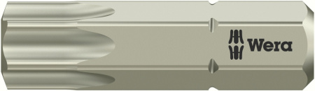 3867/1 TS TORX бита, нержавеющая сталь, хвостовик 1/4" C 6.3, TX 40 x 25 мм