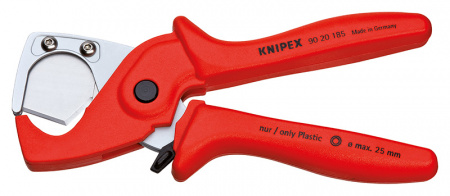 KNIPEX PlastiCut Труборез-ножницы для шлангов и защитных труб (∅ 25 мм), L-185 мм