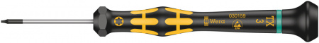 1567 TORX ESD Kraftform Micro Отвёртка антистатическая для прецизионных работ, TX 3 x 40 мм