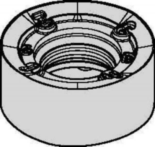 Пластины для фрез Rodeka IC 10; RNPJ10-GD