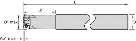 7792VXD12 Cylindrical Shank; Inch