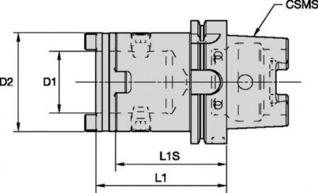 HTS; Базовый конус HSK100A
