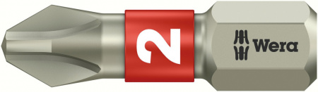 3851/1 TS PH бита, нержавеющая сталь, хвостовик 1/4" C 6.3, PH 2 x 25 мм