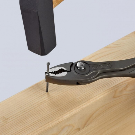 KNIPEX TwinGrip клещи захватные, 4 - 22 мм, чернённые, длина 200 мм, обливные рукоятки